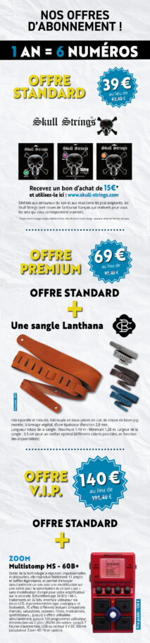 Abonnement papier | Bassiste Magazine